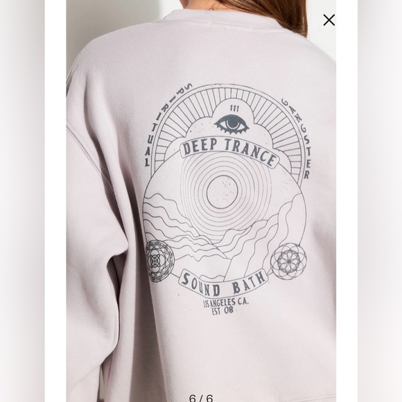 Spiritual Gangster Sweaters - Spiritual Gangster Trance La Brea Cotton Sweatshirt